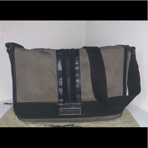 Authentic Burberry messenger diaper laptop bag